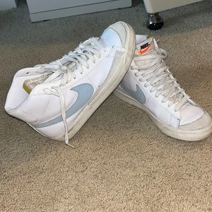 Light blue Nike blazers